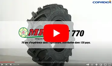 MRL RRT 770 pneu roue motrice radiale